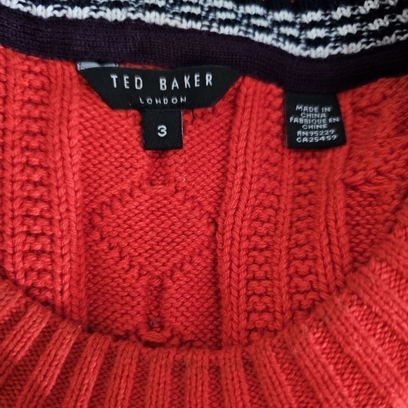 Ted Baker Marbal Mixed Stitch Crewneck Sweater - Picture 5 of 6